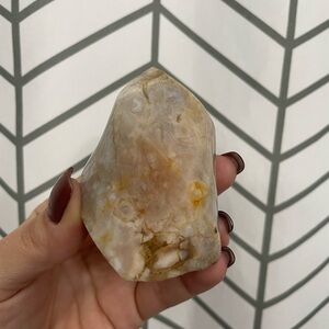 Flower Agate Crystal Flame